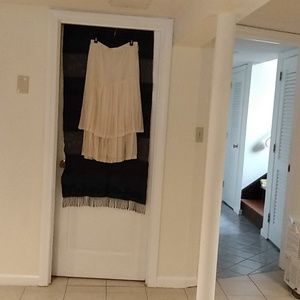 100 percent silk skirt for summer evening or day function outing .simple elegant